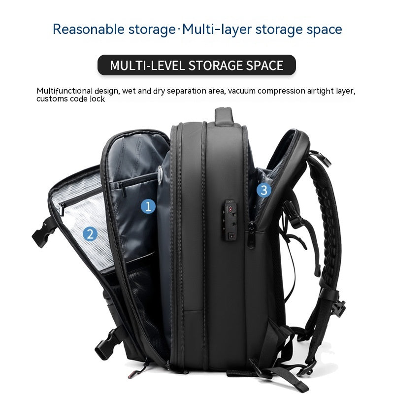 Smart Travel Compression Backpack