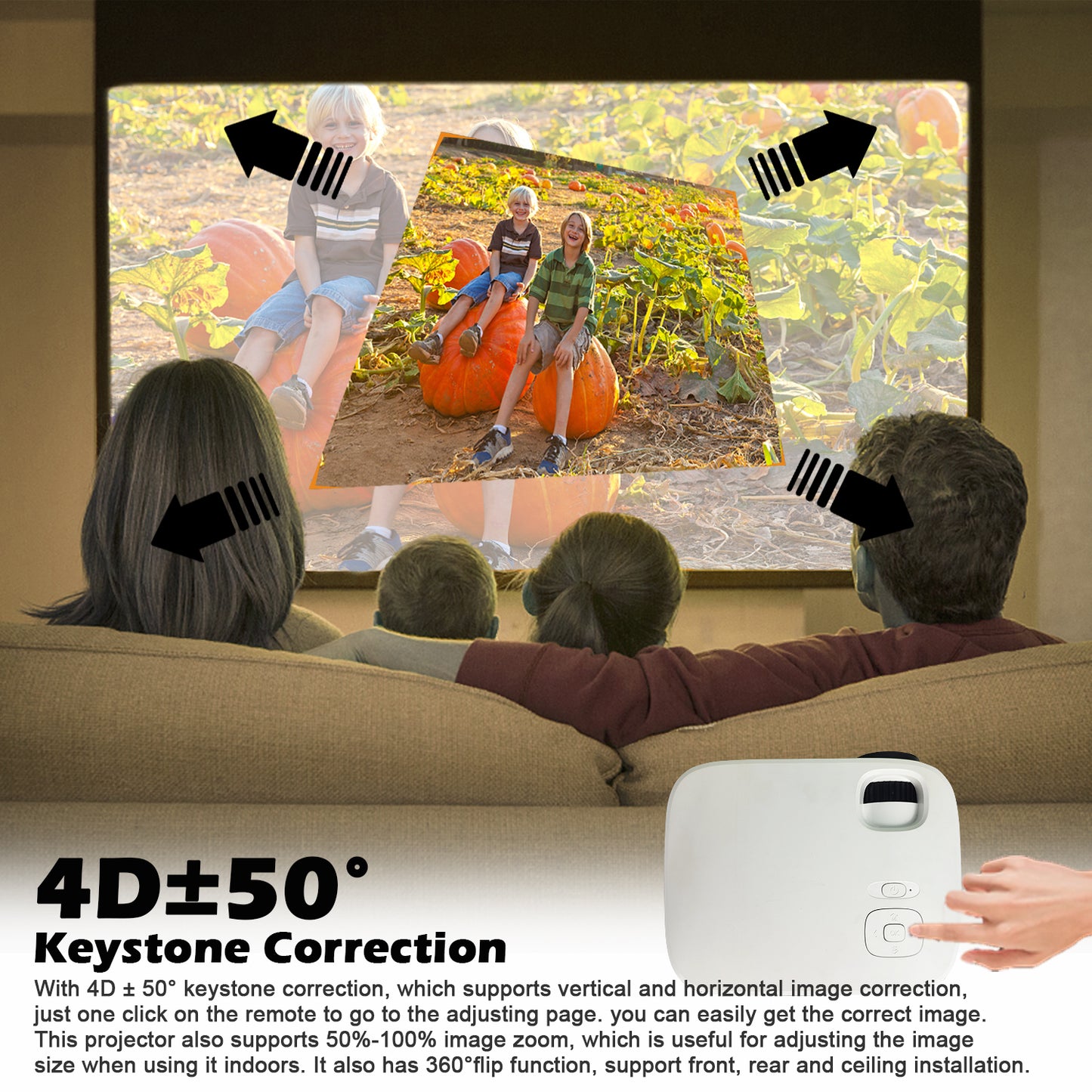 Ultra Bright 4K Projector