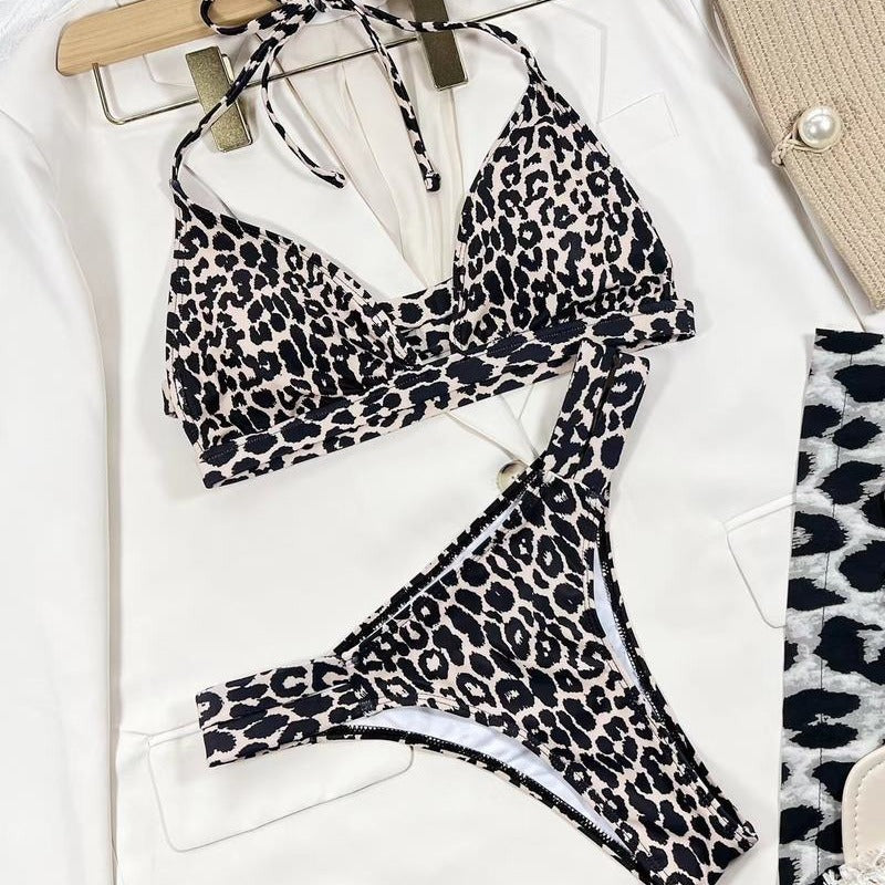 Leopard Glam High Waist Bikini