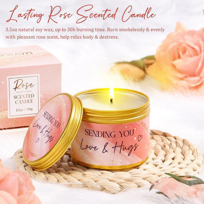 Christmas Halloween Relax Gift Basket Women Rose Cash Gift Box