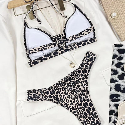 Leopard Glam High Waist Bikini