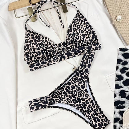 Leopard Glam High Waist Bikini